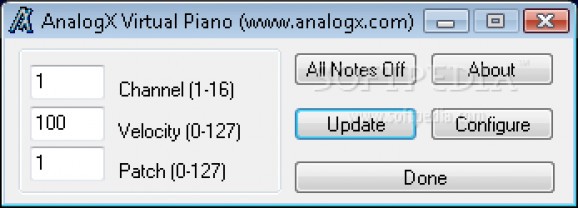 Analog X Virtual Piano screenshot