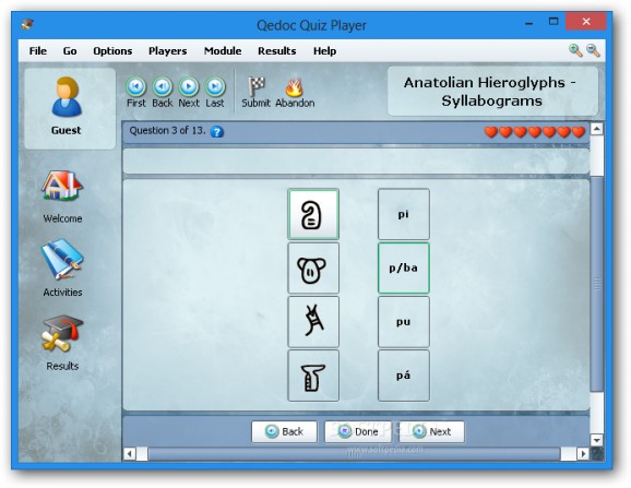 Anatolian Hieroglyphs - Syllabograms screenshot