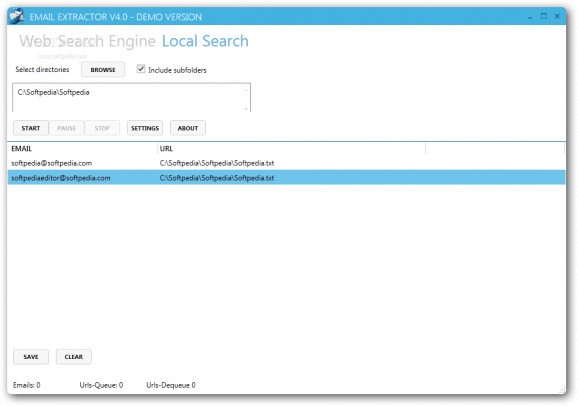 Email Extractor screenshot