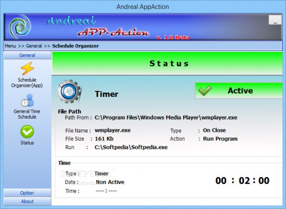 Andreal AppAction screenshot