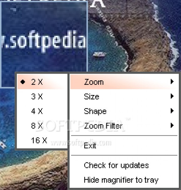 Andromeda Windows Magnifier screenshot