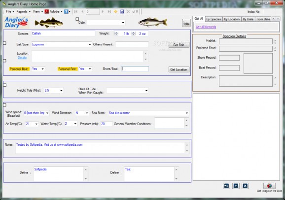 Anglers Diary screenshot