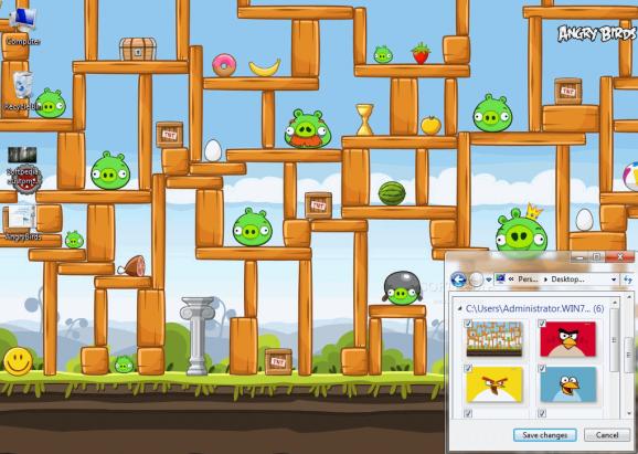 Angry Birds Theme screenshot
