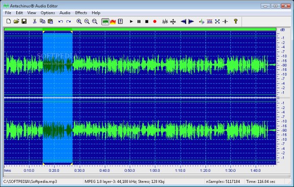 Antechinus Audio Editor screenshot