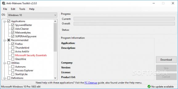 Anti-Malware Toolkit screenshot