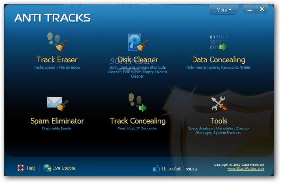 Anti Tracks Free Edition screenshot