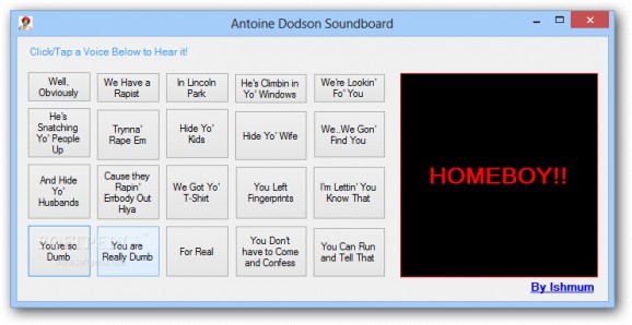 Antoine Dodson Soundboard screenshot