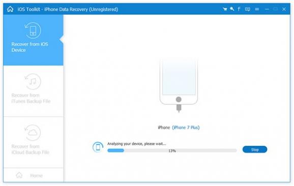 iPhone Data Recovery screenshot