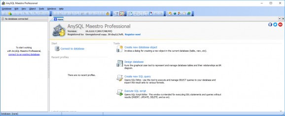 AnySQL Maestro Professional screenshot