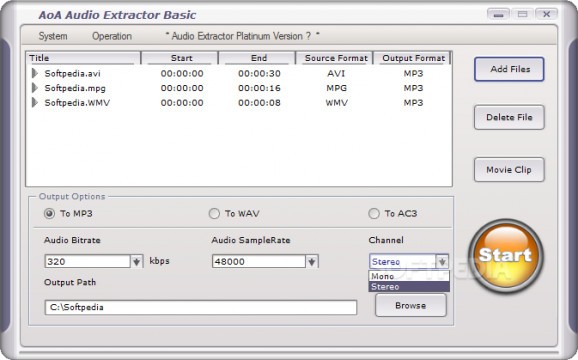 AoA Audio Extractor screenshot