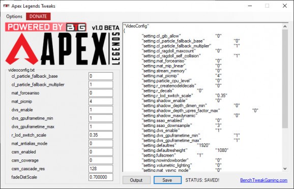 Apex Legends Tweaks screenshot