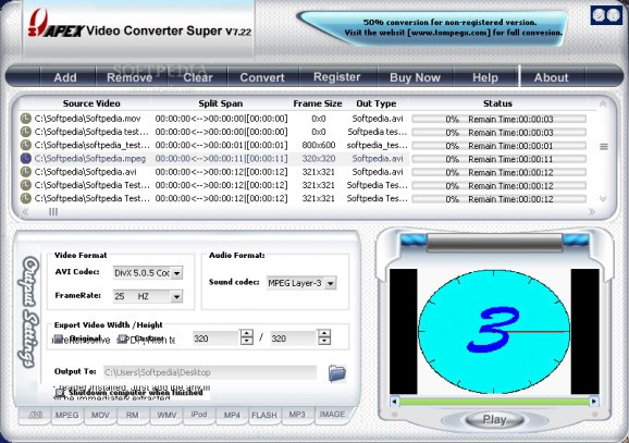 Apex Video Converter Super screenshot