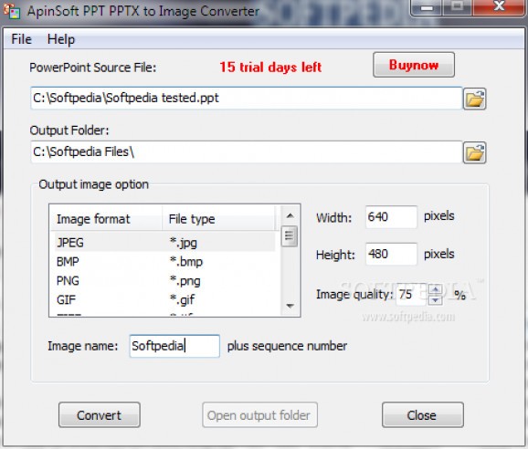 ApinSoft PPT PPTX to Image Converter screenshot