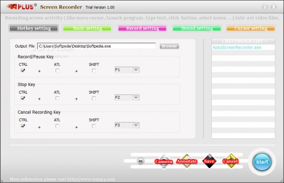 Aplus Screen Recorder screenshot