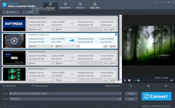 Apowersoft Video Converter Studio screenshot