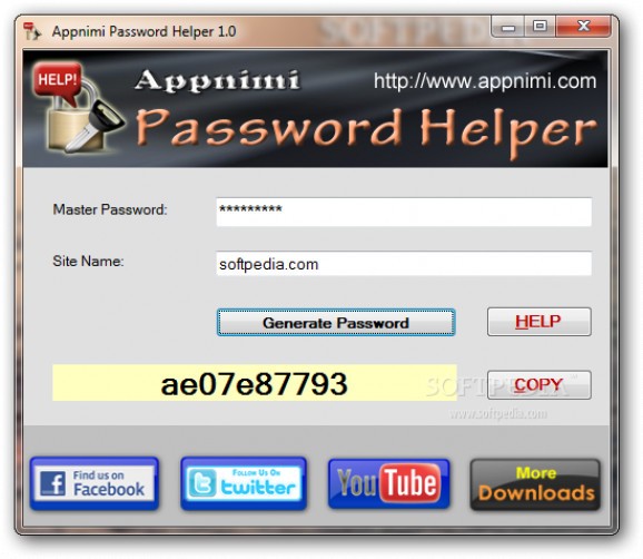 Appnimi Password Helper screenshot