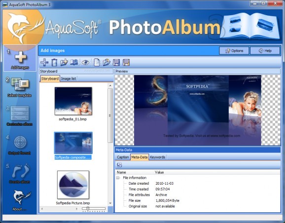 AquaSoft PhotoAlbum screenshot