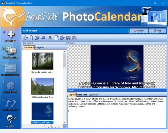 AquaSoft PhotoKalender screenshot