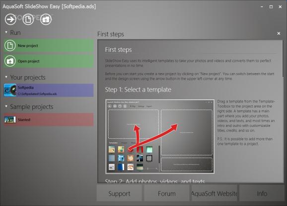 AquaSoft SlideShow Easy screenshot