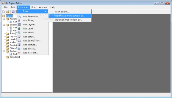 ArcEngine Editor screenshot