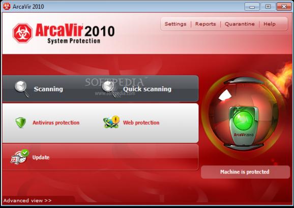 ArcaVir System Protection 2010 screenshot