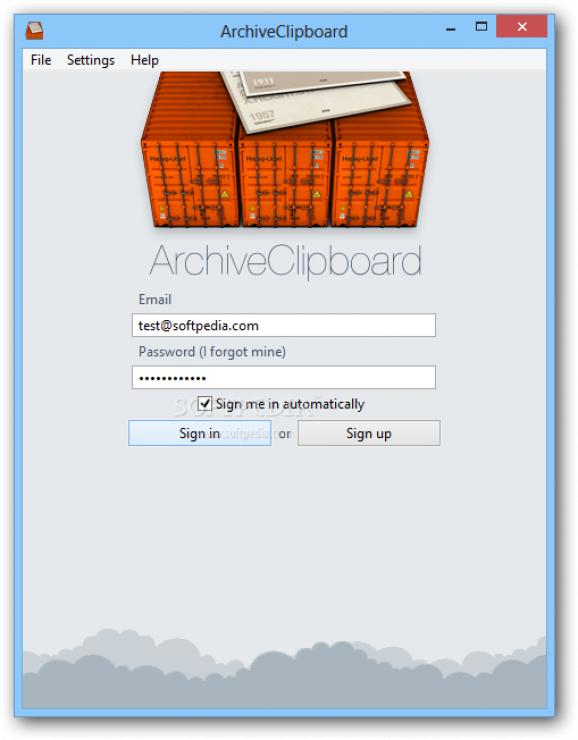 ArchiveClipboard screenshot