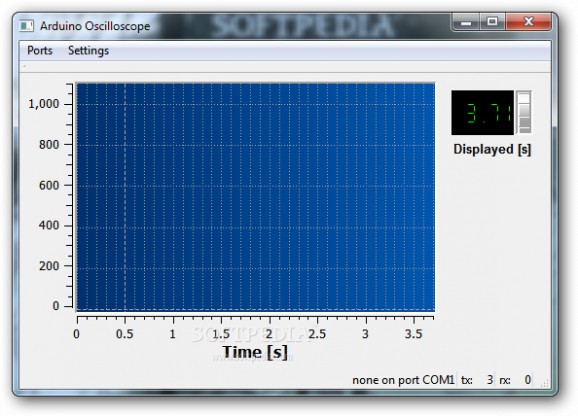 Arduino Oscilloscope screenshot