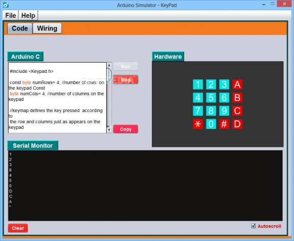 Arduino Simulator screenshot