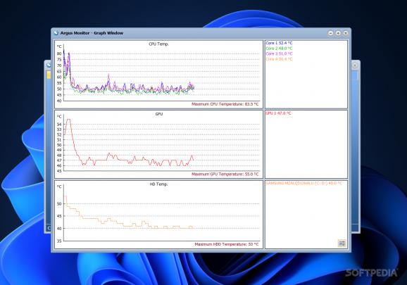 Argus Monitor screenshot