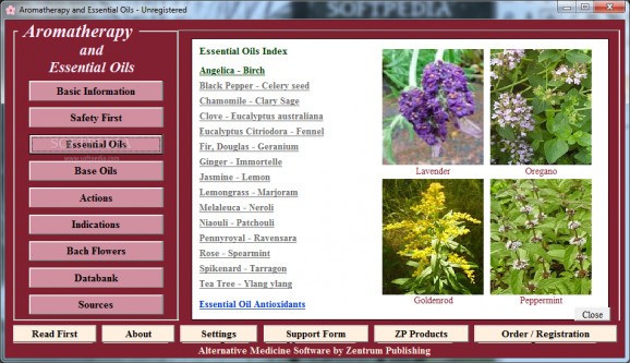 Aromatherapy and Essential Oils screenshot