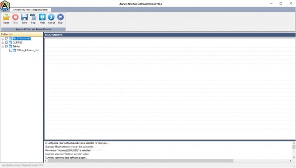 Aryson Access Database Repair screenshot
