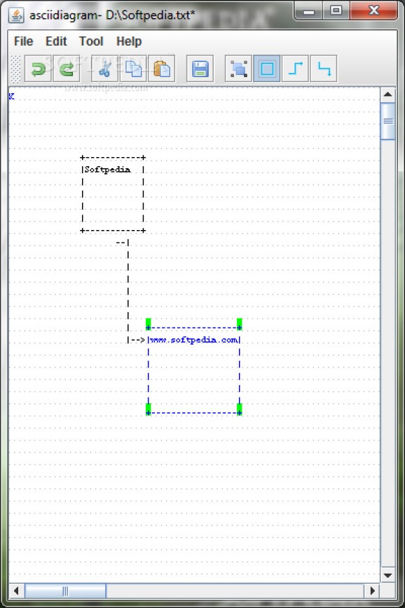 Ascii Diagram screenshot