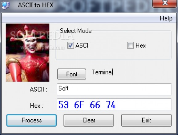 Ascii/Hex screenshot