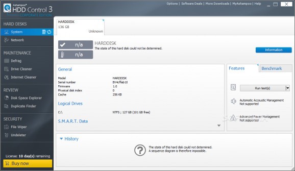 Ashampoo HDD Control Corporate Edition screenshot