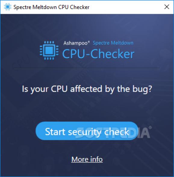 Ashampoo Spectre Meltdown CPU Checker screenshot