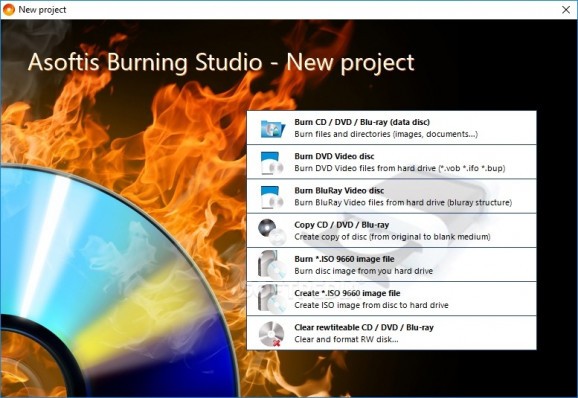 Asoftis Burning Studio screenshot