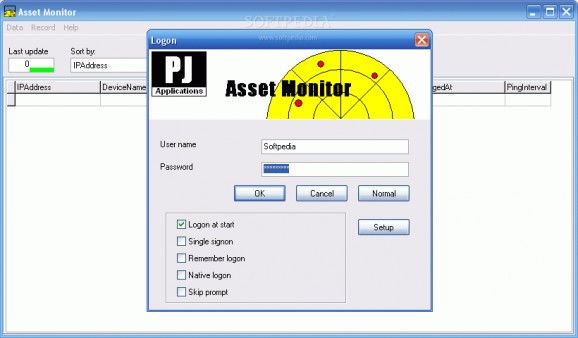 Asset Monitor screenshot