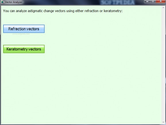 Astigmatism Vector Analyzer screenshot