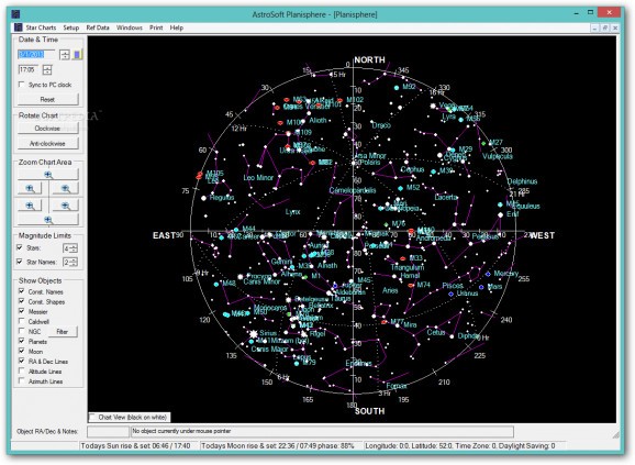 AstroSoft Planisphere screenshot