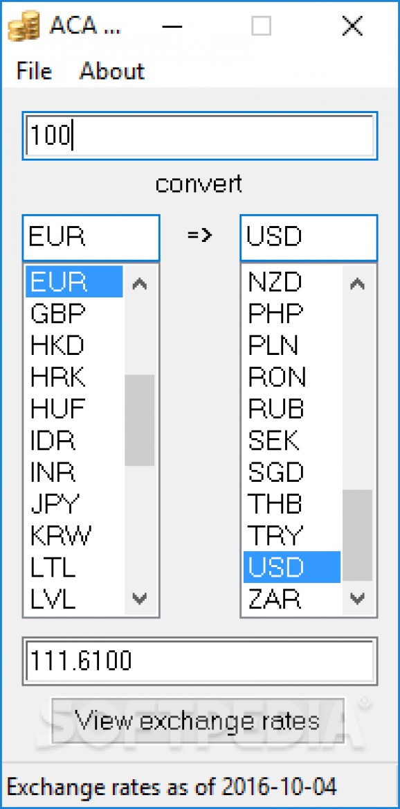 Astute Currency Analyzer screenshot