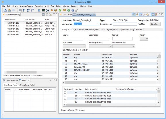 SolarWinds FSM (formerly Athena FirePac) screenshot