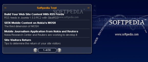 Atom/RSS Feed Reader screenshot