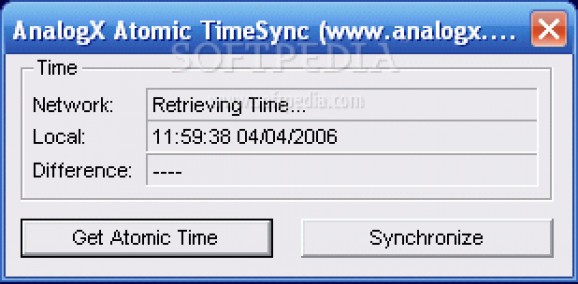 Atomic TimeSync screenshot