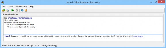 Atomic VBA Password Recovery screenshot