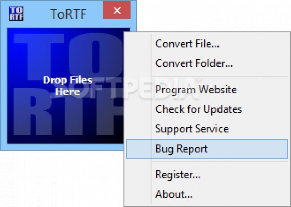 Atrise ToRTF screenshot