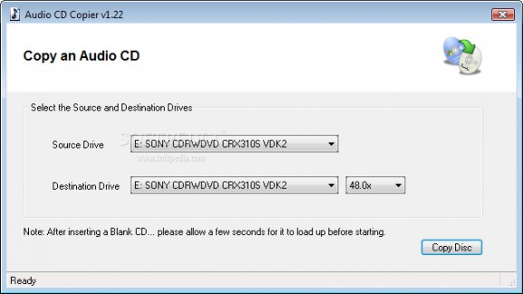 Audio CD Copier screenshot