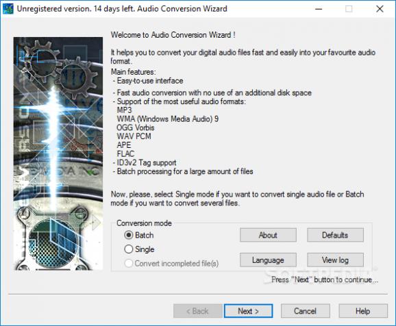 Audio Conversion Wizard screenshot