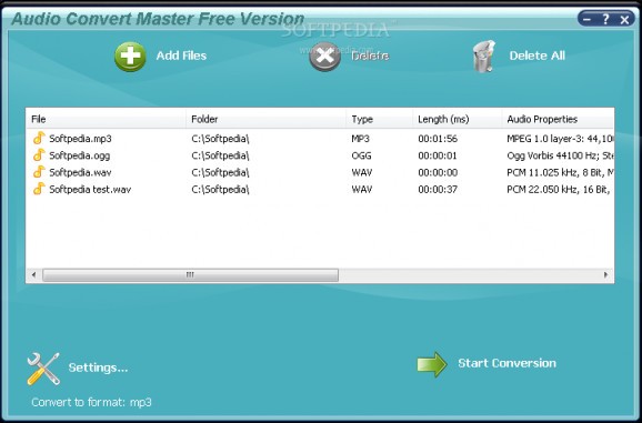 Audio Convert Master screenshot