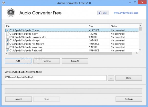 Audio Converter Free screenshot