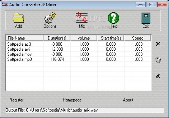 Audio Converter & Mixer screenshot